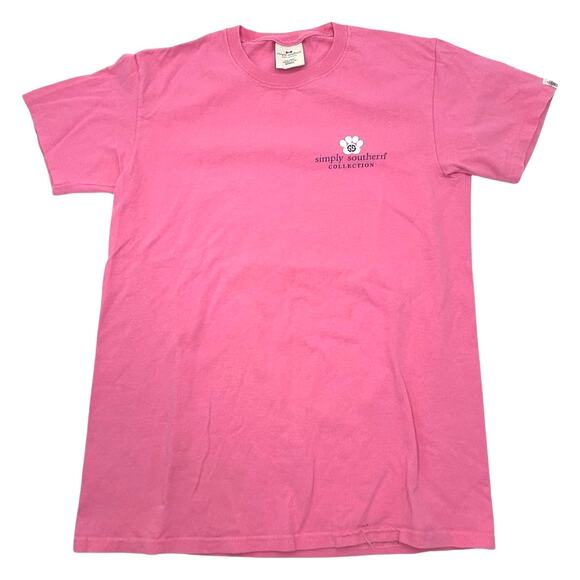 SIMPLY SOUTHERN COLLECTION women's t-shirt fuschia SMALL - Picture 7 of 8